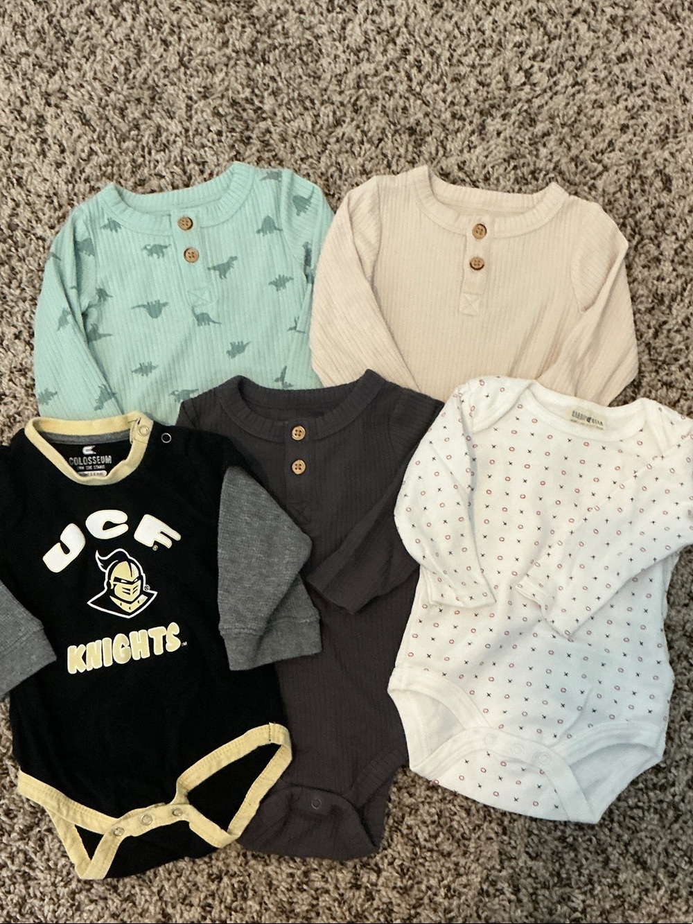 Mixed Baby Long-Sleeve Onesie Set - 3-6 month